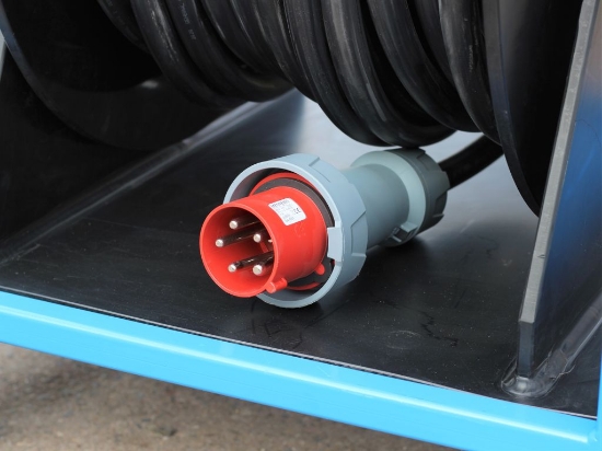 Afbeeldingen van Servicewagen incl. HDPE kabel haspel voor elektrische Bio Choppers