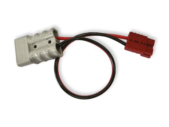 Afbeeldingen van Verloopkabel Donkey rood<->grijs stekker