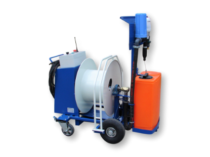 Afbeeldingen van WCR Slanghaspel 335mm Ø1" (Dosatron D3RE3000+BP)