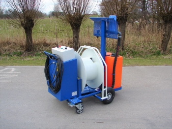 Afbeeldingen van WCR Slanghaspel 335mm Ø1" (Dosatron D3RE3000+BP)