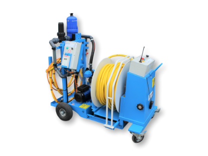 Afbeeldingen van WCR Slanghaspel 335mm Ø3/4" (Dosatron D8RE2+BP & EC Meter)(Opvoerpomp)