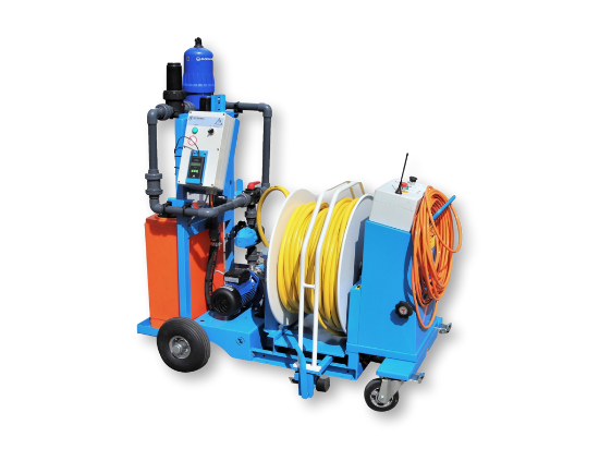 Afbeeldingen van WCR Slanghaspel 335mm Ø3/4" (Dosatron D8RE2+BP & EC Meter)(Opvoerpomp)