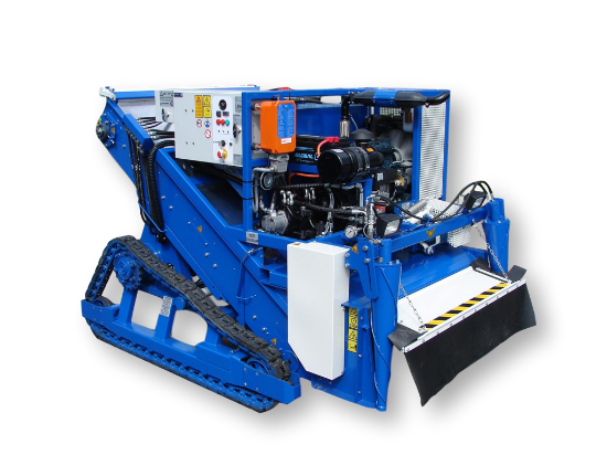 Afbeeldingen van Rupsversnipperaar met container - Korte uitvoering (amaryllis)