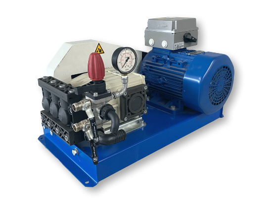 Afbeeldingen van Imovilli P63 Plunjer Pompset 42l/min~50bar 4,0kW 400V (V-snaar)