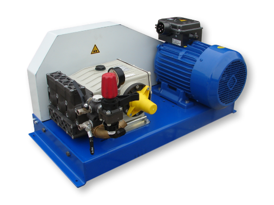 Afbeeldingen van Imovilli P93 Plunjer Pompset 70l/min~50bar 7,5kW 400V (V-snaar)