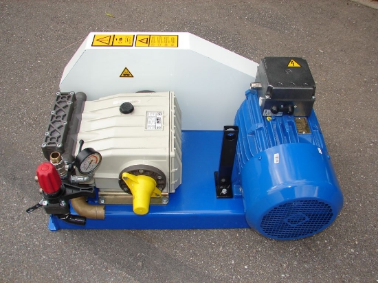 Afbeeldingen van Imovilli P123 Plunjer Pompset 105l/min~50bar 11kW 400V (V-snaar)