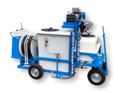 Afbeeldingen van Spuitwagen 600K+200T - Plunjerpomp P63 42l/min~50bar - WCR