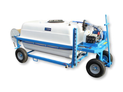 Afbeeldingen van Spuitwagen 1000T - Plunjerpomp P63 42l/min~50bar - Handhaspel 450mm