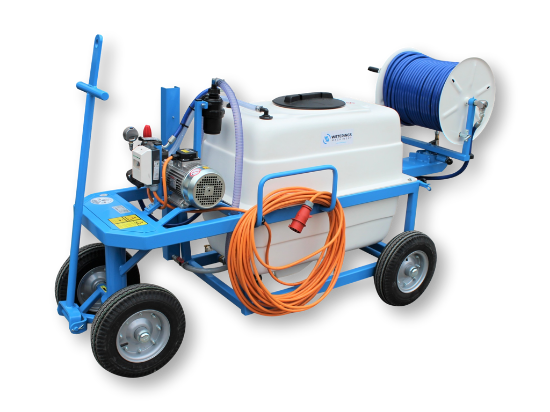 Picture of Spray Cart 300T - Plunger Pomp PM33 19l/min~50bar - Hand Reel 450mm (Swivable)