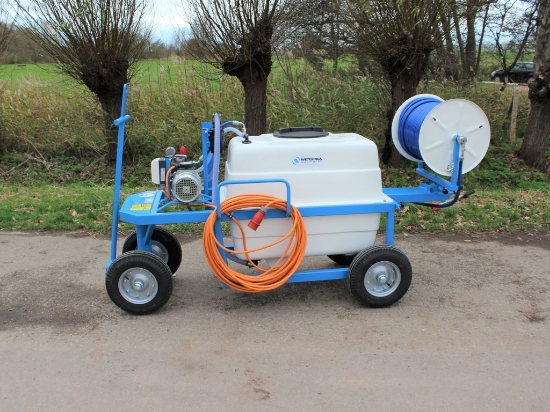 Picture of Spray Cart 300T - Plunger Pomp PM33 19l/min~50bar - Hand Reel 450mm (Swivable)