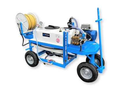 Afbeeldingen van Spuitwagen 200T - Plunjerpomp GM40 50l/min~50bar - Handhaspel 300mm (Draaibaar)