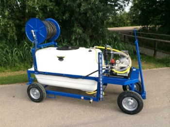 Afbeeldingen van Spuitwagen 600T - Plunjerpomp P63 42l/min~50bar - Handhaspel 450 vast