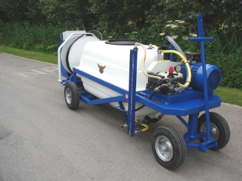 Afbeeldingen van Spuitwagen 600T - Plunjerpomp P63 42l/min~50bar - WCR Draaibaar