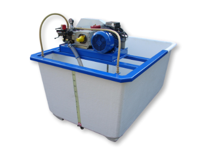 Afbeeldingen van Pompinstallatie 2200K - Plunjer Pomp P123 79l/min~50bar