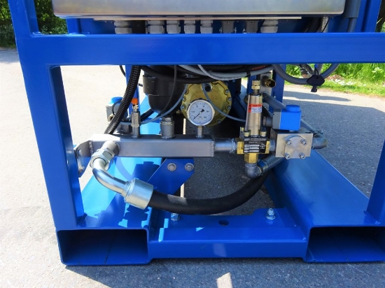 Afbeeldingen van Diesel/Elektrisch Aangedreven pompset - Hydra Cell G25 - 45l/min~69bar 7,5kW (Aggregaat- AC1250Q)
