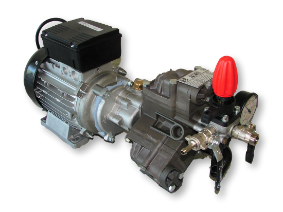 Afbeeldingen van Imovilli PM33 Plunjer Pompset 19l/min~50bar 2,2kW 230V (Reductor)