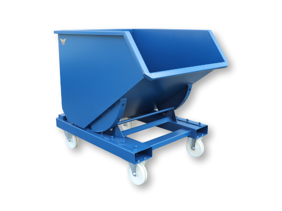 Afbeeldingen van Wielset Ø200 Nylon WET kantelcontainer