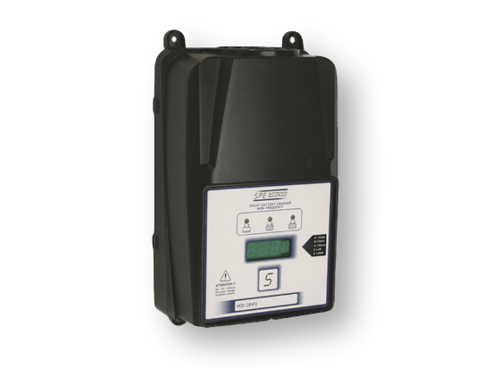 Picture of High frequency battery charger 24VDC/30A/220V/50Hz with plug red