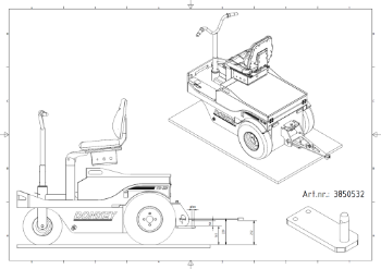 Picture of Tow bar attachment with Ø20mm pin for triangle