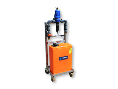 Afbeeldingen van Doseerunit op RVS frame - Dosatron D9GL2BPVF