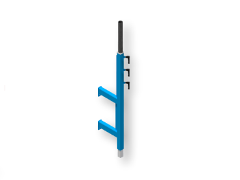 Afbeeldingen van Ontvangermast rechts compleet 154cm