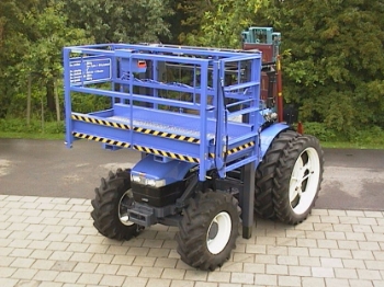 Afbeeldingen van New Holland TN75D Duplo Bouwtractor