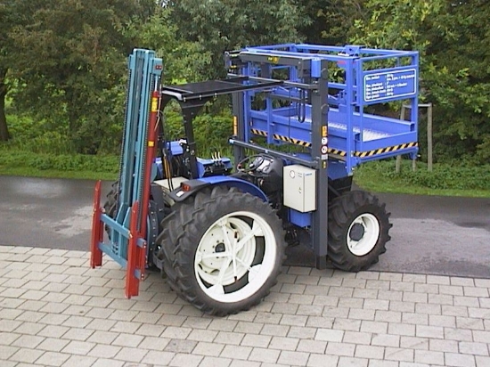 Afbeeldingen van New Holland TN75D Duplo Bouwtractor