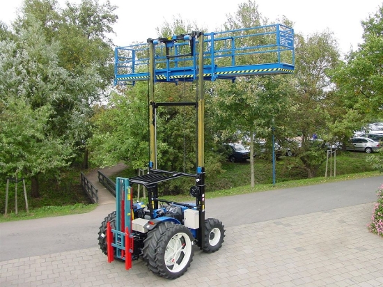 Afbeeldingen van New Holland TN75D Triplo Bouwtractor