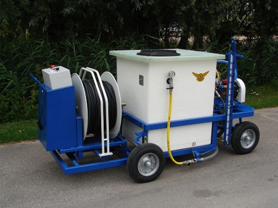 Picture of Spray Cart 600K - Plungerpump AR30 31l/min~40bar - WCR fixed