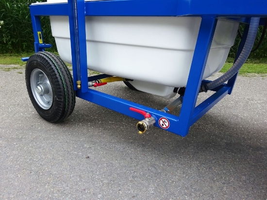 Afbeeldingen van Spuitwagen 400T - Plunjer Pomp P63 42l/min~50bar - Reductor