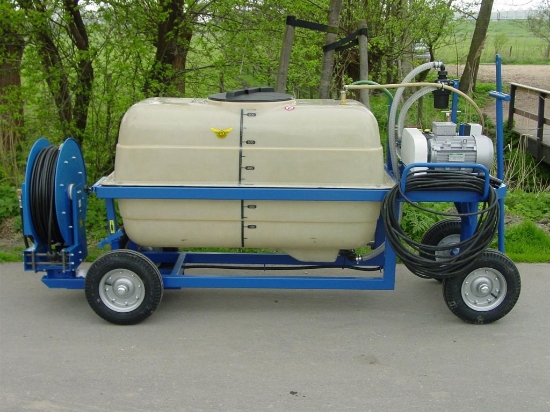 Picture of Spray Cart 600T - Plunger pump WS102 21l/min~55bar - Spring Reel Swivable