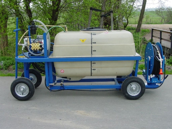 Picture of Spray Cart 600T - Plunger pump WS102 21l/min~55bar - Spring Reel Swivable
