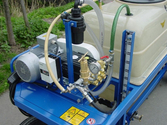 Picture of Spray Cart 600T - Plunger pump WS102 21l/min~55bar - Spring Reel Swivable